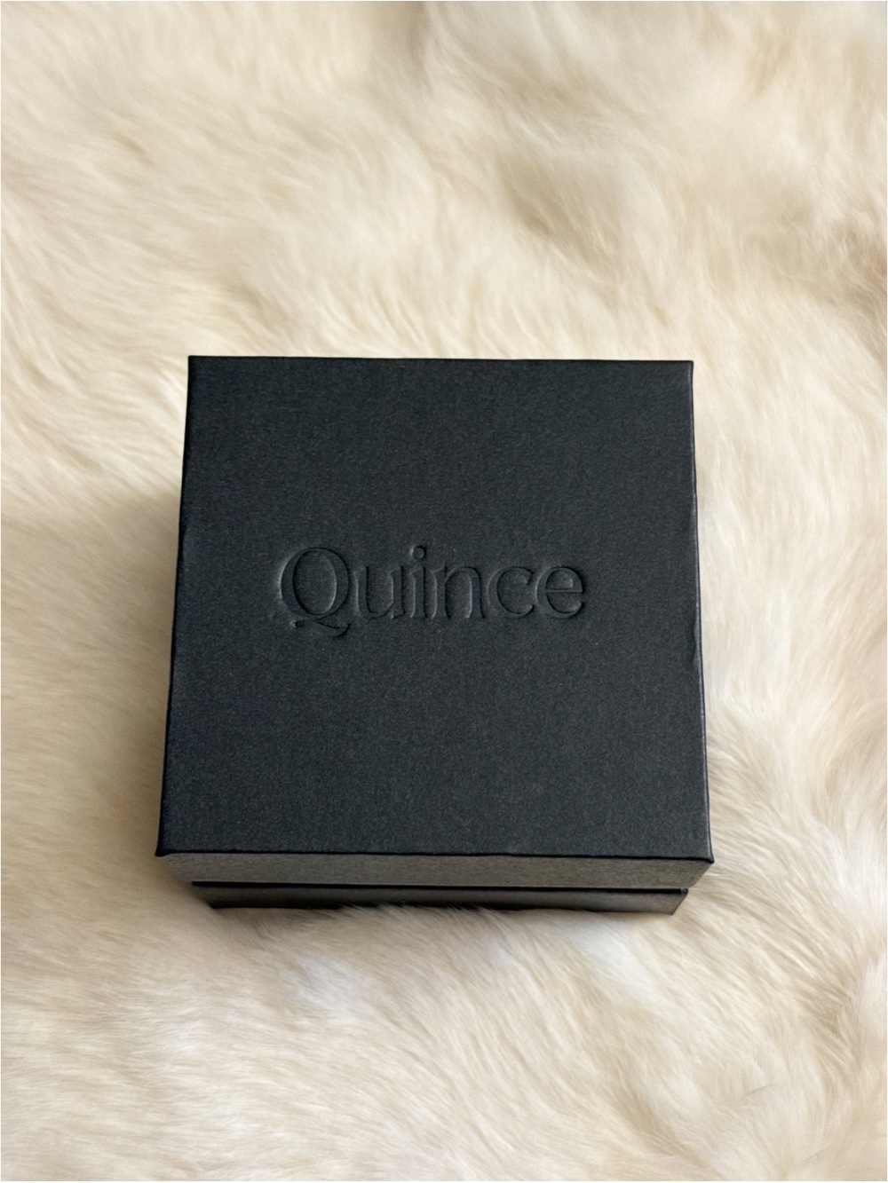 Quince brand black gift box (just the box)